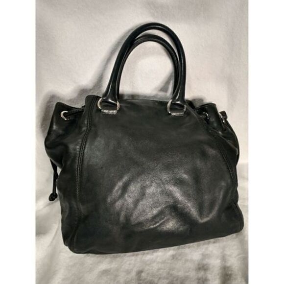 Michael Kors Black Leather Purse *USED* - Picture 3 of 10